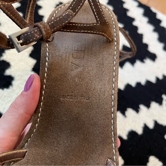 Prada Strappy Wedge Heels - Picture 5 of 10